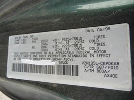 1999 TOYOTA TACOMA XTRA CAB SR5 PRERUNNER GREEN 3.4 AT 2WD Z20248